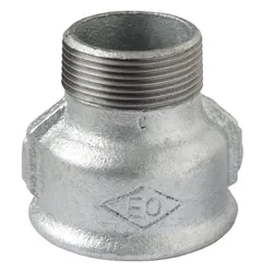 Draadverloopmof, galva gietijzer, 6/4" x 5/4" FM, Atusa fig 246